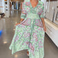 🔥2026 New Arrivals: 60% Off for a Limited Time!⏰Women’s Elegant Floral Drawstring Long Dress