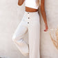 🔥LAST DAY 50% OFF🌞💃2026 Hot Sale Linen Blend High Rise Smocked Pants