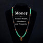 ✨ Money Attraction Necklace With GreenAventurine & Tiger Eye Pendant Healing Crystal Stone
