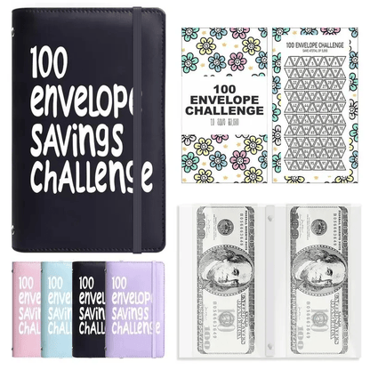 🏆NEW YEAR SALE 60% OFF🖤📘100 Envelope Savings Challenge Book – Simple & Stress-Free