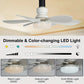 🔥SUMMER SALE - 49% OFF🔥 Bright Cool Ceiling Socket Fan & Light with Remote