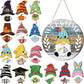 🎄Interchangeable Wooden Gnome Welcome Sign🎈