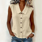 🌊💖LAST DAY SALE ONLY ￡10.99!!💖Women’s V-Neck Button-Down Top