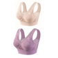 🏆 Last Day Special Price £9.99 ! 💐 Buy One Get One Free 🎁 🌸 Pure Cotton Buttonless Comfy Lifting Bra