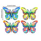 🦋4Pcs Butterfly Metal Wall Decor, Outdoor Hanging Wall Art Sculptures Decoration