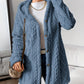 🎁LAST DAY SALE 49% OFF💛Womens Fuzzy Fleece Button Down Jacket Hooded Open Front Cardigan Sweater