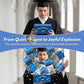 2026 Graduation Explosion Pop Gift Box 🎓 Surprise Bounce Cash Box Grad Party Gift Bag Set