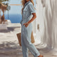⏳LAST DAY SALE 50% OFF!!💕Casual Short-sleeved Cotton Jumpsuit