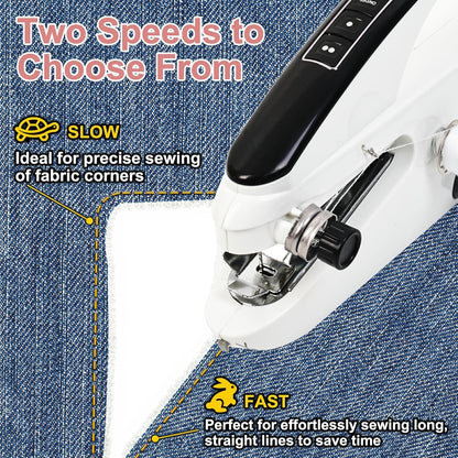 💥LAST DAY SALE 50% OFF 🔥 Handheld Sewing Machine for Quick Stitching