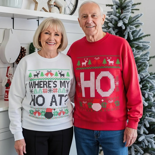 🎄2025 Christmas Sales🎅Funny Couples Christmas Sweatshirt