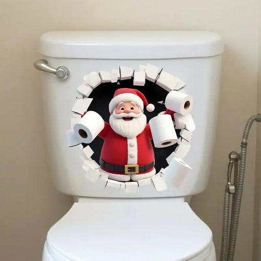 🔥Christmas Sale 49% OFF🎅Christmas toilet stickers