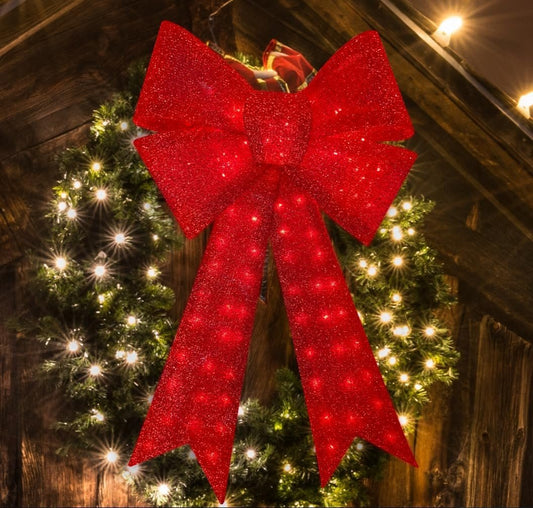 🎄 Sparkle-now Pre-sale! 🎀✨ LIT CHRISTMAS BOW