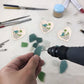 Heart-Shaped Sea Glass Friendship Decor🌊✨ Shaped by Nature & Crafted by Hand💝