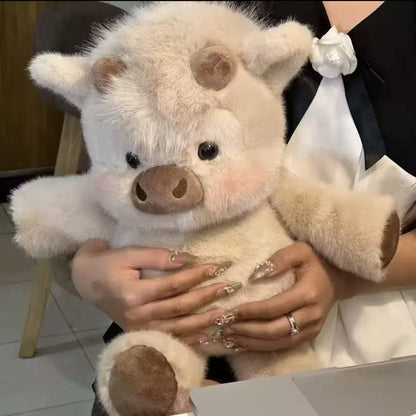 2026 Ultra-Soft Highland Cow Plush ✨ – Cozy Comfort & Hug-Ready 🤍🛋️