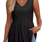 2026 Women's Flowy Peplum Tank Top – V Neck Sleeveless Stretchy Summer Top