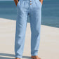 👖🌷LAST DAY SALE 50% OFF!!💥Men's Casual Straight-Leg Drawstring Pants
