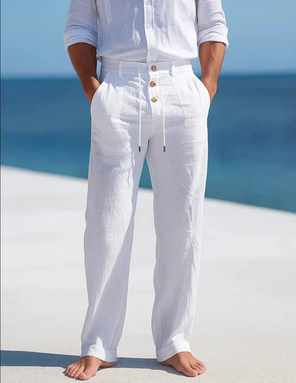 👖🌷LAST DAY SALE 50% OFF!!💥Men's Casual Straight-Leg Drawstring Pants