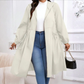 🎁Christmas Hot Sale 50% OFF🧥Casual Plus Size Drawstring Zip-Up Long Sleeve Hooded Coat