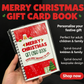 🎁70% OFF!!!-Ready for Christmas!🎄🎅Christmas Gift Card Booklet -👍DIY Spiral-Bound Christmas Gift Card Holder Book