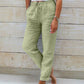 🌸LAST DAY SPECIAL PRICE: ￡11.99!!🌸Women's  Elastic Waist Cotton Linen Wide Leg Pants