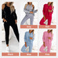 ❤️Limited Sale 50% OFF❤️Women's Three-piece Baseball Jacket And Pants Set