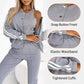 ❤️Limited Sale 50% OFF❤️Women's Three-piece Baseball Jacket And Pants Set