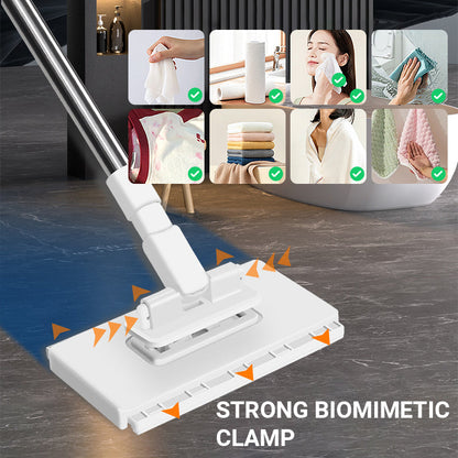 💧Last Day Only £ 7.99💧Disposable Dust Mop with 4 Reusable Cloths✨Lightweight Floor Dusting Mop For Hardwood Tile Floors