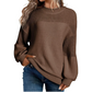 🔥Limited Hot Sale 50% OFF🎁🧥 Women's Loose Fit Long Sleeve Knit Sweater