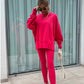 🔥Last Day Promotion 60% OFF🔥Women's Long Sleeve Printed Sweatshirt and Leggings 2-piece Set