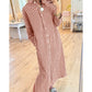 Women’s Loose Fit Plaid Long Shirt Dress