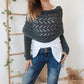 🔥LAST DAY SALE 60% OFF!!💥🎁Knitted Cable Wrap Shrugs For Women