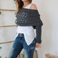 🔥LAST DAY SALE 60% OFF!!💥🎁Knitted Cable Wrap Shrugs For Women