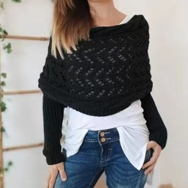 🔥LAST DAY SALE 60% OFF!!💥🎁Knitted Cable Wrap Shrugs For Women