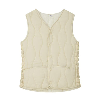 Slim Fit Quilted Vest for Women