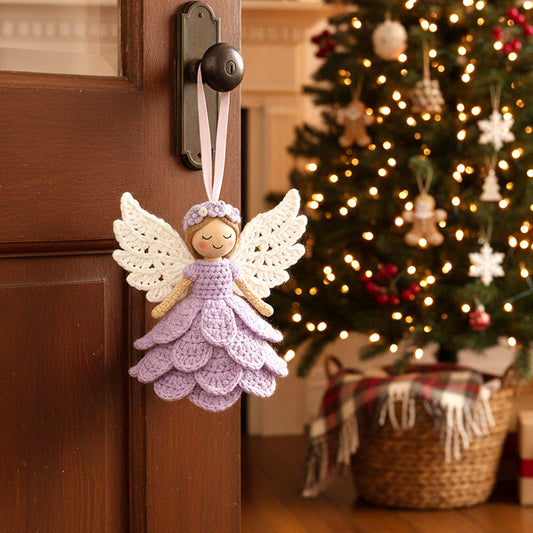 🎁Early Christmas Hot Sale 49% OFF🎅DIY Crochet Angel Ornament Kit for Beginners