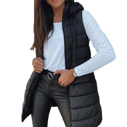 🎁LAST DAY SALE 49% OFF💛Women’s Zip-Up Long Puffer Vest