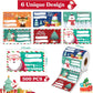 500PCS Christmas Self-Adhesive Present Labels