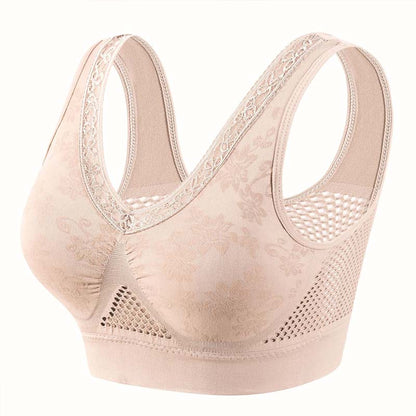 🏆 Last Day Special Price £9.99 ! 💐 Buy One Get One Free 🎁 🌸 Pure Cotton Buttonless Comfy Lifting Bra