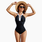 💥LAST DAY SALE 60% OFF⏰Deep V Slimming One-Piece Swimsuit