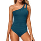 💥LAST DAY SALE 60% OFF🏖️👙Women’s One Shoulder One-Piece Swimsuit