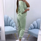 ⏰Last Day Sale 60% OFF💕Women's Casual Solid Color Top & Pants Set