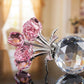 🔥Mother‘s Day Promotion🔥🔮Everlasting Crystal Rose Flower Figurine in Vase