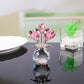 🔥Mother‘s Day Promotion🔥🔮Everlasting Crystal Rose Flower Figurine in Vase