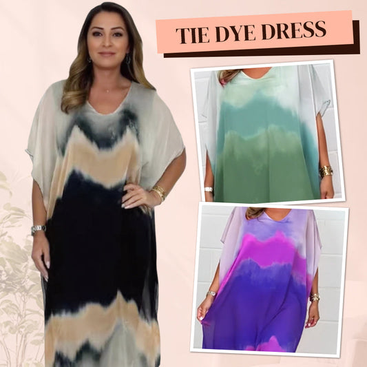 🔥Last Day 60% OFF🔥Women's Comfortable Flowy Tie Dye Dress