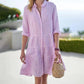 👗 Women’s Long-Sleeve Striped Shirt