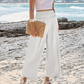 🌸Spring Hot Sale-50% Off💃Women's Casual High-Waisted Straight-Leg Cropped Pants
