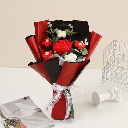 🔥Mother‘s Day Promotion🔥💕Handmade Delicate Crochet Flower Bouquet