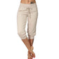 👖🌷LAST DAY SALE 50% OFF!!💥Drawstring Waist Cropped Sweatpants for Lounging