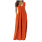 💃Spring Sale 50% OFF⏳Women's Round Neck Short Sleeve Casual Soft Fabric Long Dress