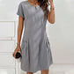 Spring Hot Sale 50% OFF!!🌿🌸Women's Half-Zip Button Pocket Dress